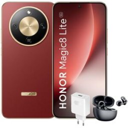 Honor Magic8 Lite 8GB + 256GB móvil libre. (256 GB + 8 GB RAM) Marrón rojizo