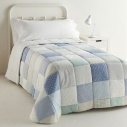 El Corte Inglés - Mini Home Edredón infantil algodón Patch Mini Home - El Corte Inglés. (Cama 90 cm) Azul