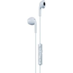 JVC Auriculares de botón HA-FR17UC con cable con mando a distancia. Azul
