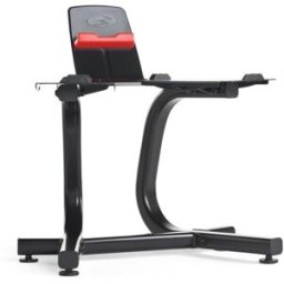 Bowflex Soporte de mancuernas con rack de entretenimiento . Negro
