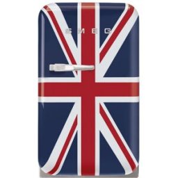 SMEG Frigorífico 1 puerta , 34 litros, Frío estático, Naranja, apertura a la izquierda - FAB5LOR6. Naranja
