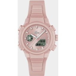 Lacoste Reloj de mujer LC33 2001429 de silicona rosa nude. Nude