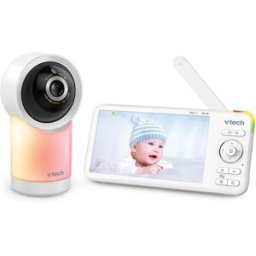 Vtech Vigilabebés WIFI conectado con pantalla Full HD de 5' con control a través de la APP gratuita.. Blanco niño