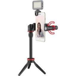 Boya Kit de vídeo universal BY-VG330 para smartphone. Negro