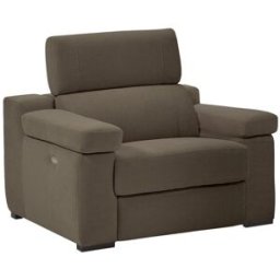 El Corte Inglés Sillón relax eléctrico tapizado City . Marrón