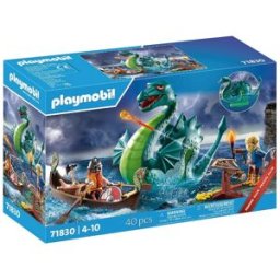 Playmobil Vikingos con monstruo marino .
