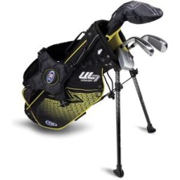 U.S Kids Golf UL7 Ultralight 42 Set de 4 Palos con Bolsa Negra/Amarillo US Kids. (42 / 107-114 cms) Amarillo / Gris
