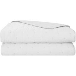 Yves Delorme Edredón algodón Triomphe . (Cama 150 cm) Blanco