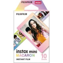 Fujifilm Película instantánea instax mini Macaron, 10 fotos. Rosa