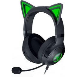 Razer Auriculares Gaming con micrófono y cable Kraken Kitty V2 Negro. Negro