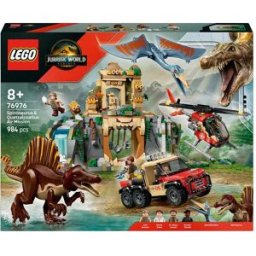 Lego Juego de construcción Misión Aérea: Spinosaurus y Quetzalcoatlus Jurassic World - 76976.