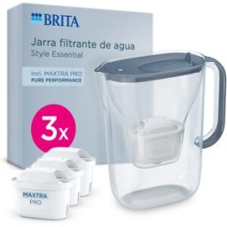Brita Jarra Style con 3 filtros Maxtra Pro . Transparente