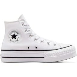 Converse Zapatillas casual de mujer Chuck Taylor All Star Platform Lift Alta Lona . (36,5) Blanco