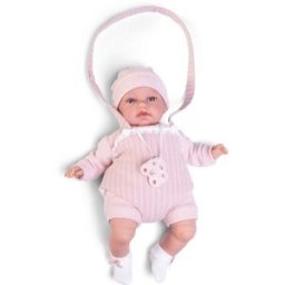 Muñecas Antonio Juan Muñeca Baby Toneta palabritas con portabebé .