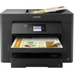 Epson Impresora Multifunción tinta WorkForce WF-7830DTWF, Wi-Fi, Fax e impresión A3. Negro