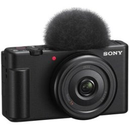 Sony ZV-1F cámara compacta vlogging con objetivo prime ultra gran angular de 20 mm y pantalla LCD de ángulo variable ideal para selfies (ZV1FBDI.EU). Negro