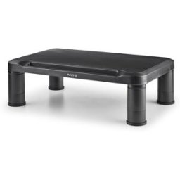 NGS Soporte elevador para monitor de ordenador y portátil SCREEN STAND Soporta hasta 20 kg. Negro