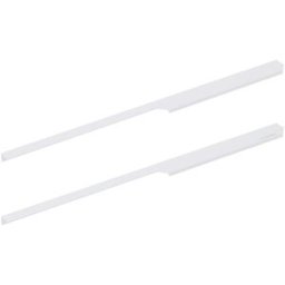 Cosmic Set de 2 tiradores con forma para mueble de baño Wish . (60 cm) Blanco mate