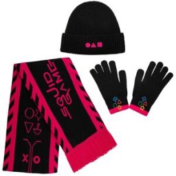 Cineréplicas Set Bufanda + Gorro + Guantes el Juego del Calamar .