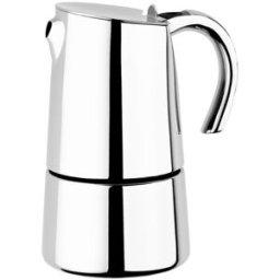 Bra Cafetera italiana de acero inoxidable inducción Bella . (2 Tazas) Acero