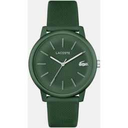 Lacoste Reloj de hombre 12.12 Move 2011238 de silicona verde. Verde