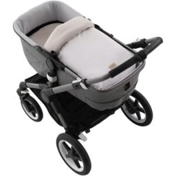 Cambrass Saco para capazo + colchoneta Textil Beauty. Blanco oregón niño