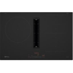Balay Placa de inducción con extractor integrado , 80 cm, Sin marco inoxidable - 3EBC989MH. Negro