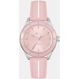 Lacoste Reloj de mujer Billie de silicona rosa. Rosa