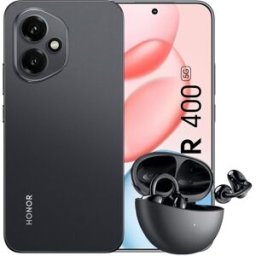 Honor 400, 8 GB + 512 GB móvil libre + Auriculares Choice Earbuds Clip. (512 GB + 8 GB RAM) Negro