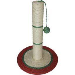 Fred & Rita Rascador para gatos sisal. Blanco / Rojo