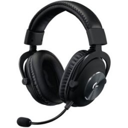 Logitech Auriculares con micrófono y cable PRO X para Gaming con BLUE VO!CE. Negro