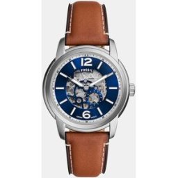 Fossil Reloj de hombre MK3263 Automático de piel marrón. Marrón