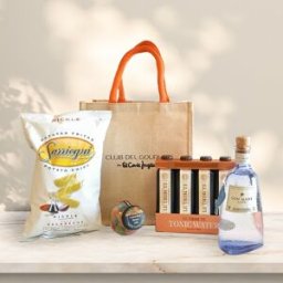 Cestas Club del Gourmet BOLSA GIN TONIC MEDITERRÁNEO - Ginebra, tónica y aperitivos.