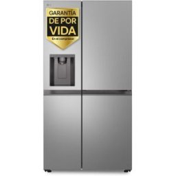 LG Frigorífico americano Smart Inverter Compressor, 179 cm, 641 l, Door-in-Door, con dispensador - GSJC41PYPE. Inox