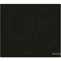 Bosch Placa inducción 3 zonas de cocción, función Sprint, Home Connect - PIJ61RHB1E. Negro