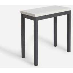 El Corte Inglés Mesa extensible Bob. Antractita / Roble blanqueado