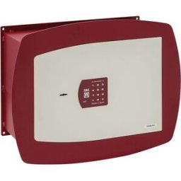 FAC Caja Fuerte Electrónica para Empotrar a Pared Red Box 3-E. Blanco / Rojo