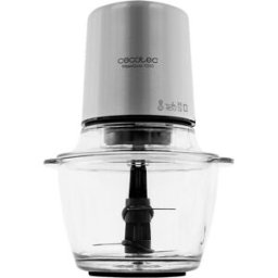 Cecotec Picadora eléctrica Titan Glass 1000. Acero