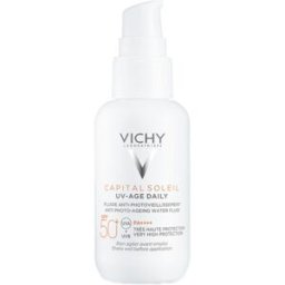 Vichy Capital Soleil UV-AGE Water Fluid Antifotoenvejecimiento SPF50+ . (40 ml)