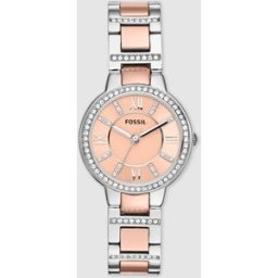 Fossil Reloj de mujer ES3405 Virginia bicolor. Rosa