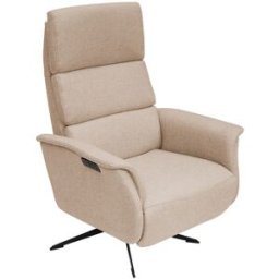 El Corte Inglés Sillón relax eléctrico con tejido chenilla Clint . 01-Beige