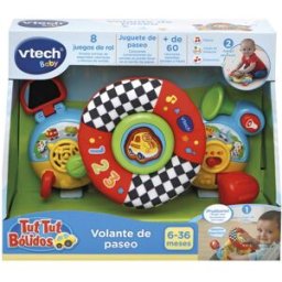 Vtech Juguete educativo Volante de Paseo Interactivo Tut Tut Bólidos Baby.