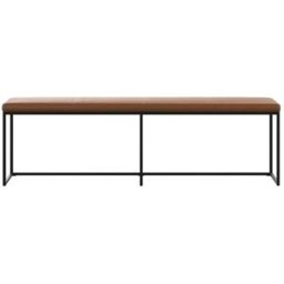 BoConcept Banco London en piel Nordic Grain . Caramelo