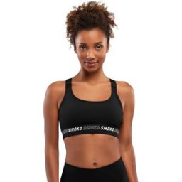 Siroko Sujetador deportivo alto impacto Cardio Black . (XS) Negro