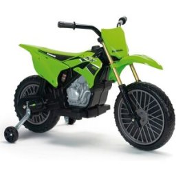 Injusa Vehículo batería Moto Cross Kawasaki KX 85 II 12V, . Verde / Negro