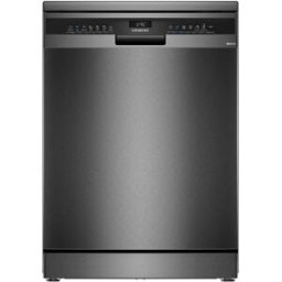 Siemens Lavavajillas 14 servicios, Bandeja Cubiertos, 60 cm iQ300 - SN23EC03ME. Acero negro cepillado antihuellas
