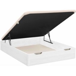 Sonpura Canapé abatible de madera Stela 3D . (Cama 150 x 200 cm) Ártico