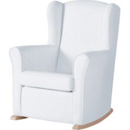 Micuna Butaca Mecedora de lactancia reclinable Nanny Relax. Blanco Natural niño