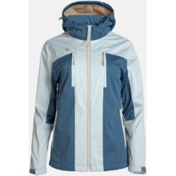 Izas Chaqueta Soft Shell de mujer Bediel W . Azul claro / Azul marino