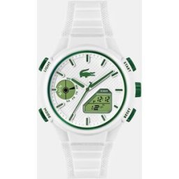 Lacoste Reloj de hombre LC33 2011364 de silicona blanco. Blanco